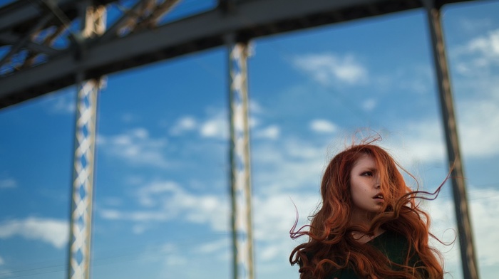 girl, redhead
