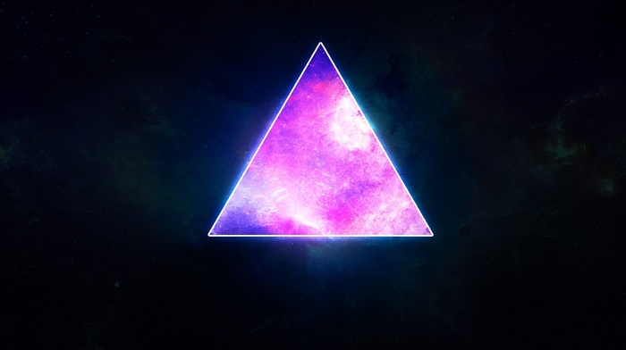 abstract, space, triangle