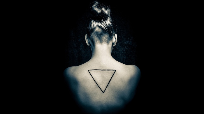 tattoo, triangle