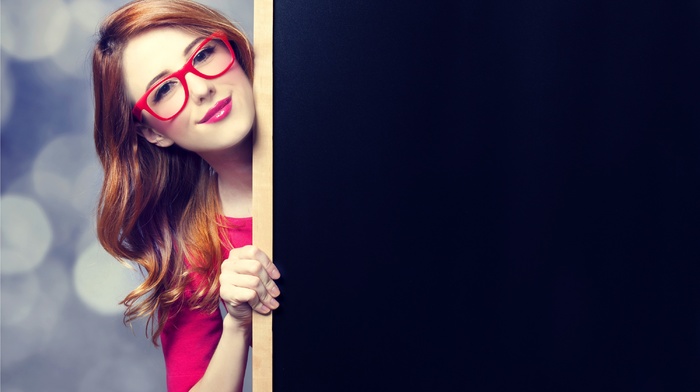 girl, model, girl with glasses