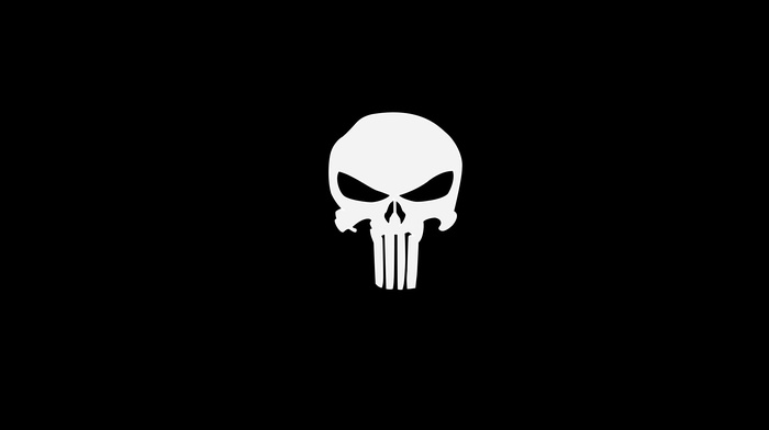The Punisher, simple, logo