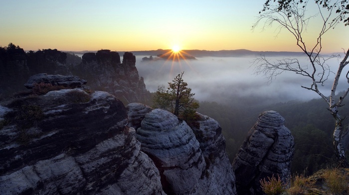 rock, landscape, nature