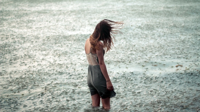 water, girl, girl outdoors, model, wet