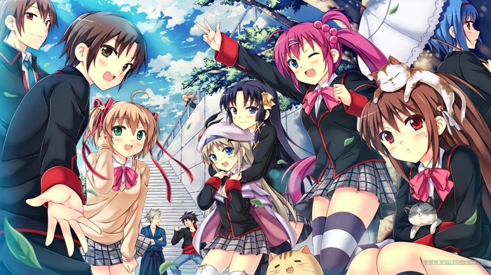 anime, Little Busters, anime girls