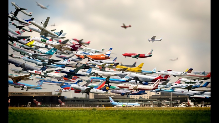 aircraft, hannover, airport