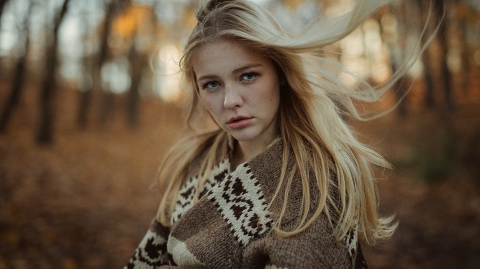 girl outdoors, girl, model, blonde