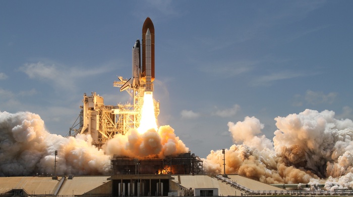 space shuttle, Launch, Space Shuttle Atlantis, NASA