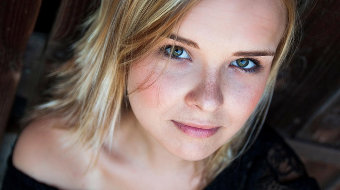 portrait, face, model, girl