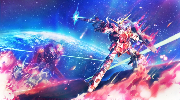 Mobile Suit Gundam Unicorn, Mobile Suit Gundam, mech, gundam