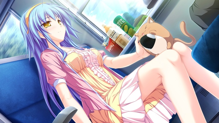 Hiiragi Tsukino, Maikaze no Melt, Where Leads to Feeling Destination, girl, anime girls, visual novel