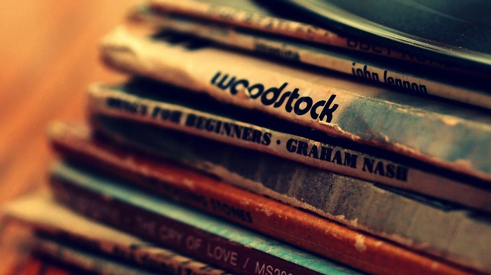 Graham Nash, John Lennon, Woodstock, vinyl, album covers, music