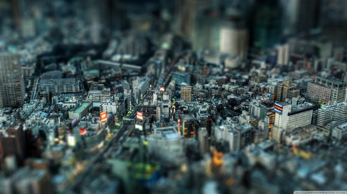 photography, cityscape, city, Tokyo, Japan, tilt shift
