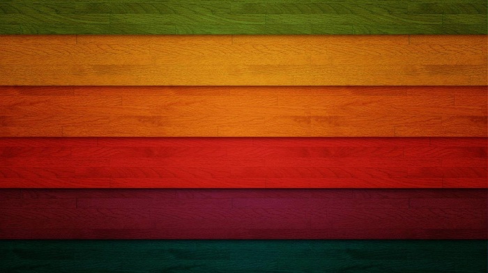 wooden surface, colorful