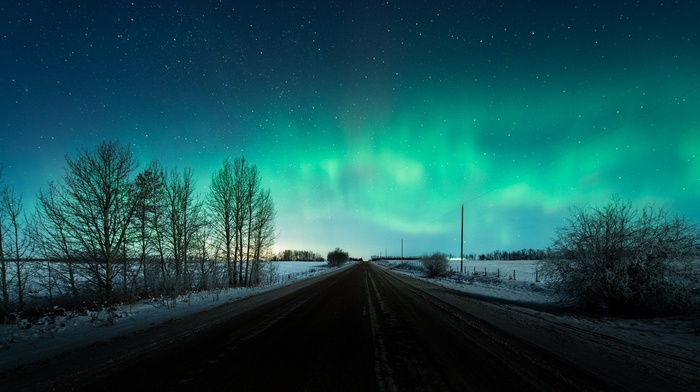 road, aurorae