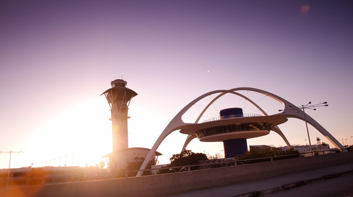 sunset, LAX, airport, photography, los angeles