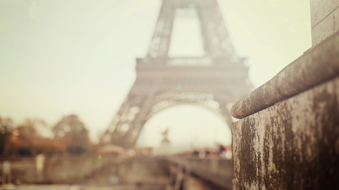 Paris, depth of field, photography, architecture, city, Eiffel Tower, urban