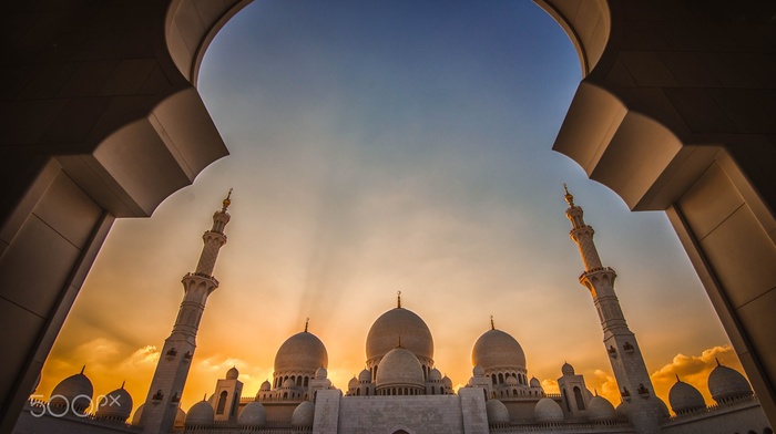 Abu Dhabi, photography, Mosque, Islam