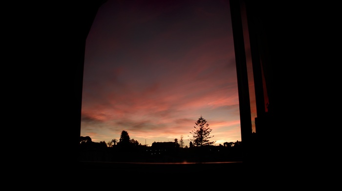 dusk, sky, photography, window