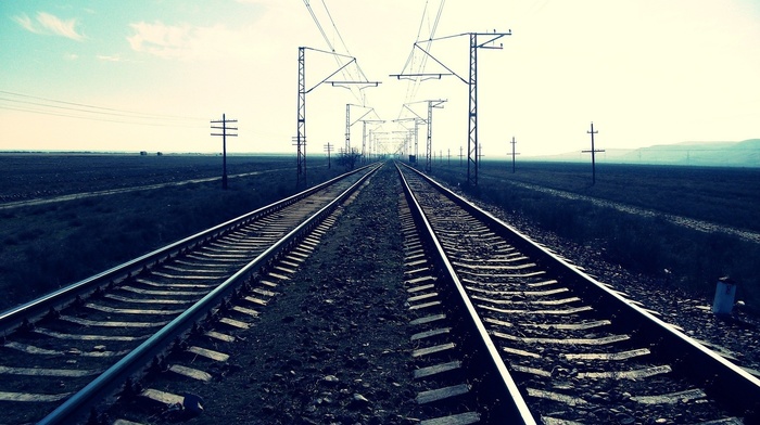 landscape, railway, photography