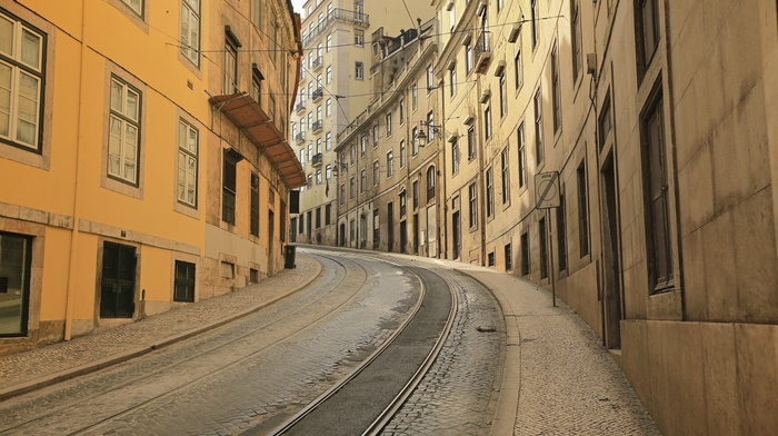 road, city, Portugal, photography, Lisbon
