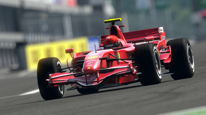 Gran Turismo 5, depth of field, car, Ferrari, Formula 1, video games