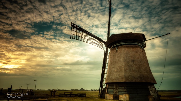 windmill, photography, nature