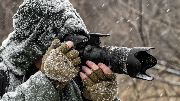 photographer, winter, snow, photography
