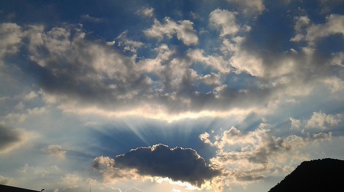 sky, clouds, sunlight, photography