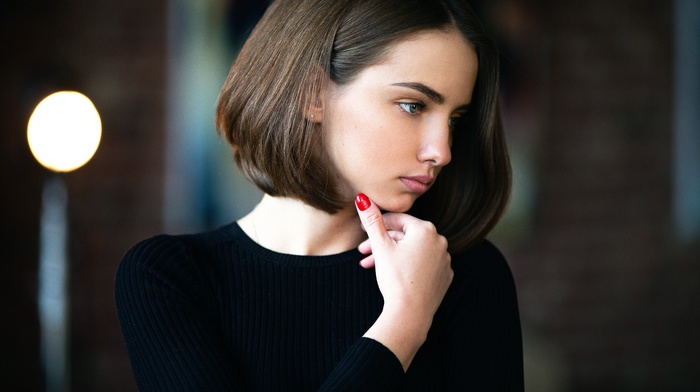 girl, portrait, model