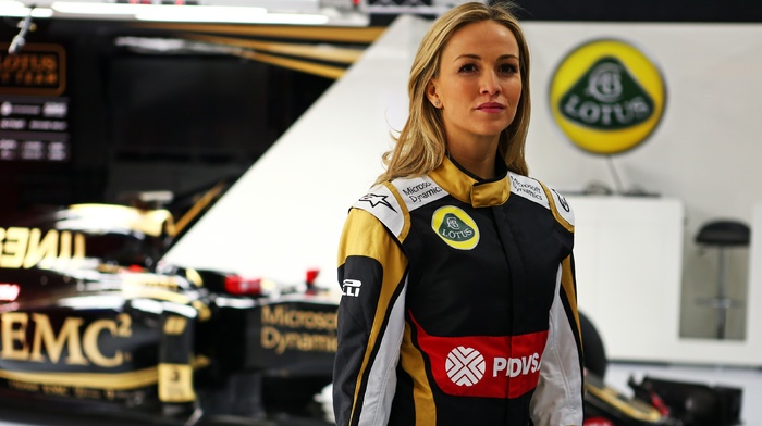 Formula 1, PDVSA, Driver, Carmen Jord, girl, Lotus