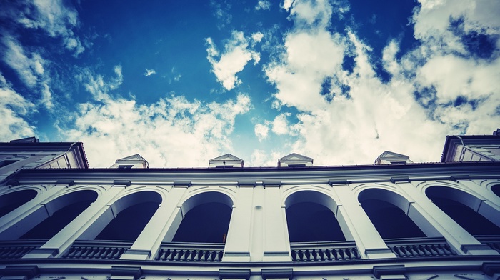 clouds, photography, sky, building, architecture