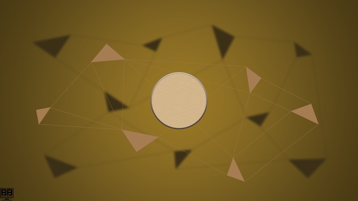 sphere, vector art, poly, circle