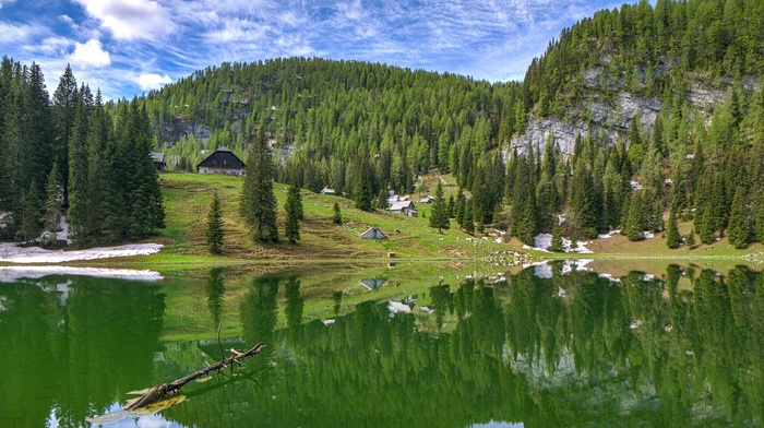 landscape, nature, lake
