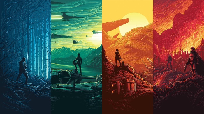 Star Wars The Force Awakens, collage