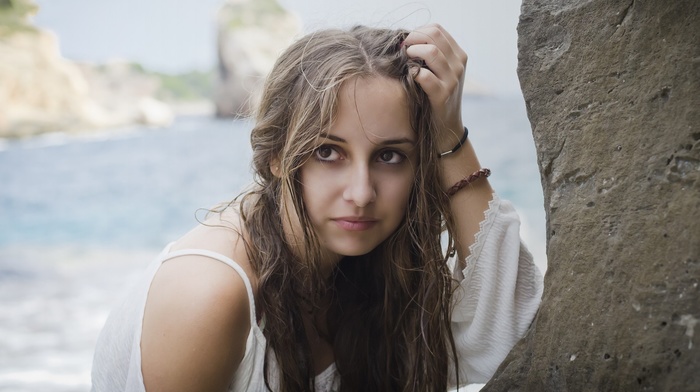 model, girl outdoors, girl, face