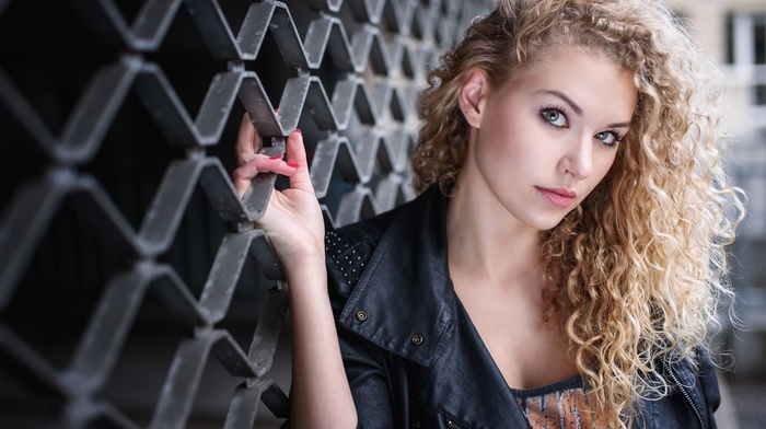blonde, model, girl