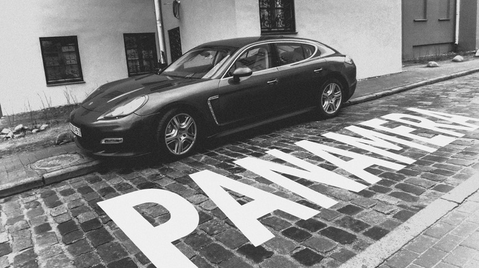 Minsk, Porsche, monochrome, car, porsche panamera