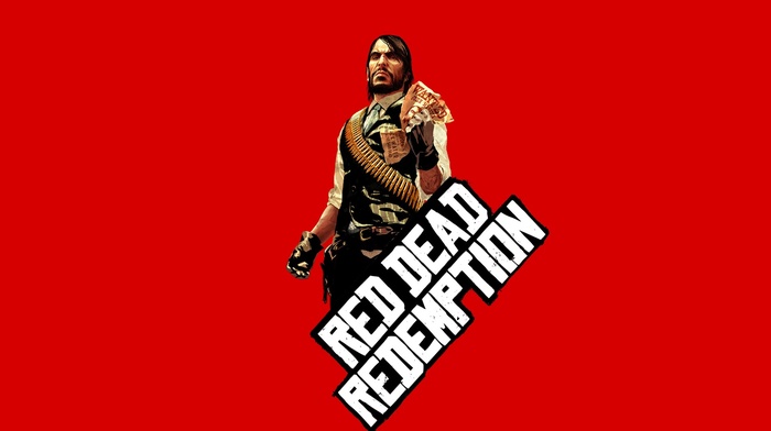 simple, simple background, Red Dead Redemption, John Marston