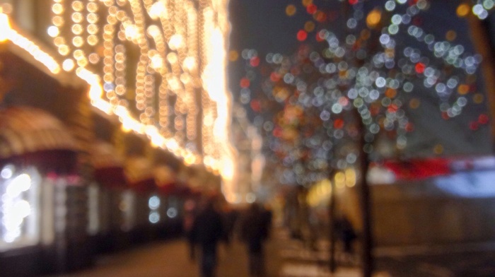 Russia, Christmas, horse, Moscow, North, christmas lights, Kremlin