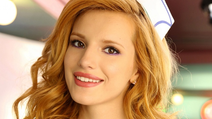 singer, celebrity, smiling, Bella Thorne, red, people, redhead, movies