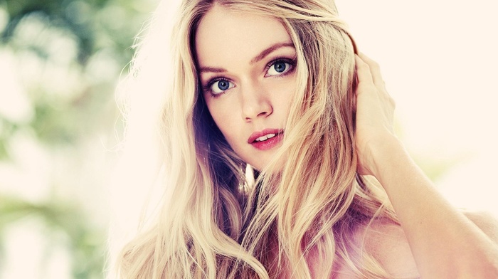 Lindsay Ellingson, blonde, model, face, girl