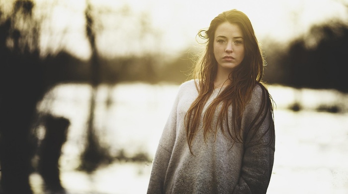 girl, model, girl outdoors