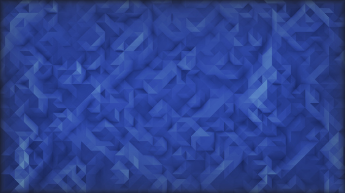 abstract, low poly, triangle, texture, simple, blue background, digital art, 2D, minimalism