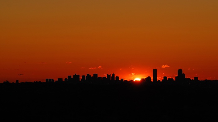 cityscape, city, photography, sunset