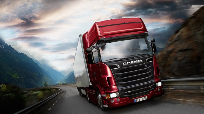 Scania, vehicle, Truck
