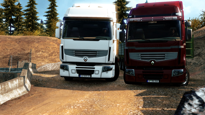 Volvo FH16, Scania, Euro Truck Simulator 2, Truck