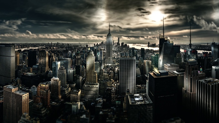 New York City, Manhattan, tilt shift