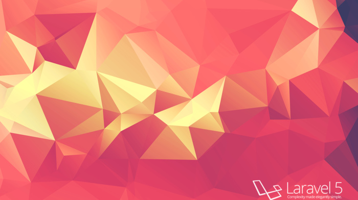 PHP, low poly, code, colorful, minimalism, programming, simple, Laravel