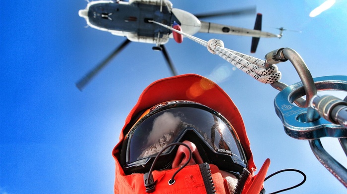 goggles, aircraft, helicopters, vehicle, Rescue, ropes