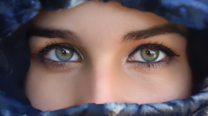 green eyes, girl, face, portrait